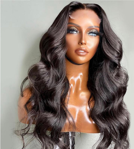 A1 Beauty Supply Hair Collection| Wear & Go HD Lace Closure Wig 4x4 Body Wave, Glueless Wig, 200 % Density