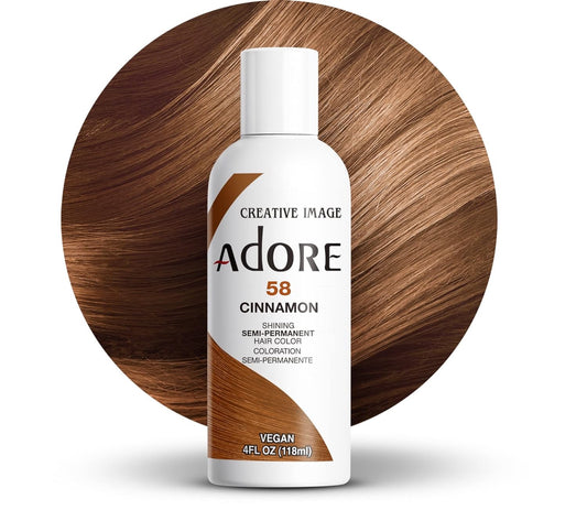 Adore Semi Permanent Hair Color - Vegan and Cruelty-Free Hair Dye - 4 Fl Oz